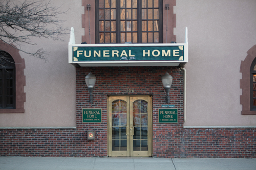 Front of Joseph A Lucchese Funeral Home