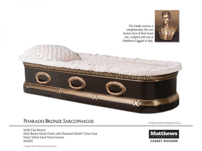 Affordable Caskets for Funeral Services Solid Bronze