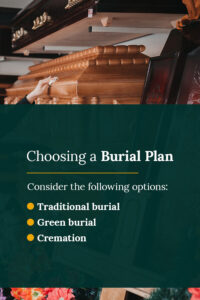 Choosing a burial plan