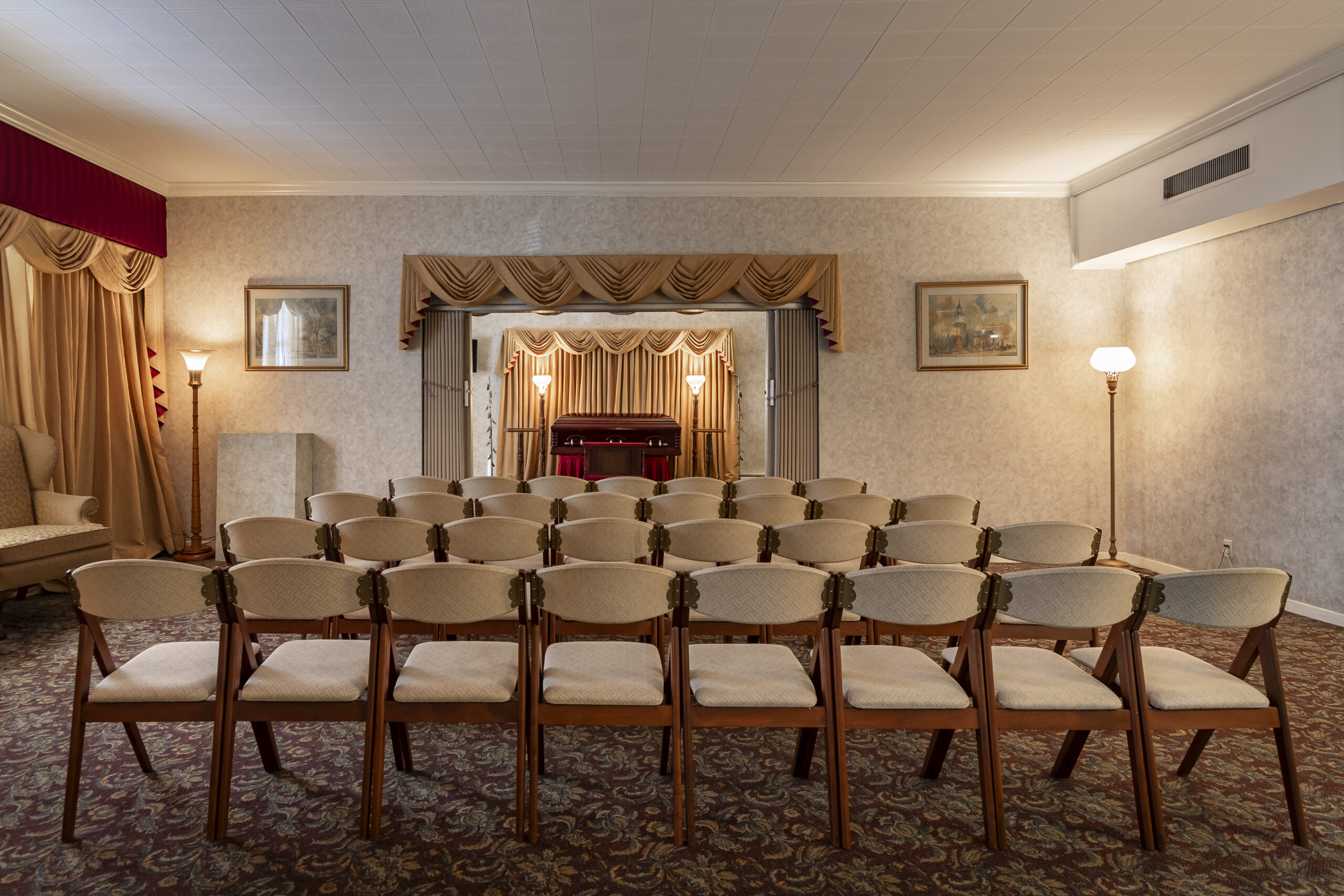 Image of funeral service area